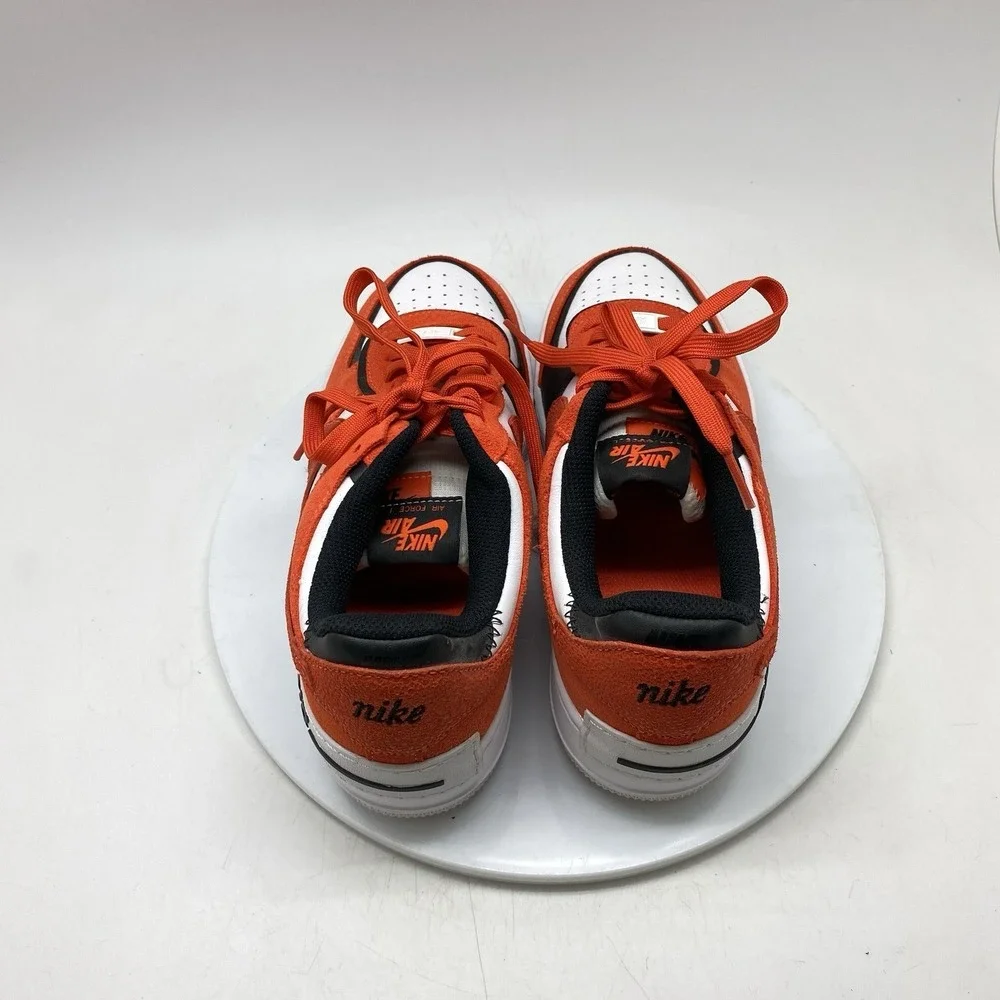 Nike Air Force 1‎ Shadow Sneakers Womens 8 Rush Orange Low Top Shoes DQ8586-800